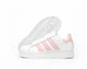 Кроссовки женские Adi Superstar 2W White Pink Plarform / кеды Ади суперстар 2В платфортм белые розовые 40 - изображение 3