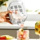 Форма для льда бутылка контейнер с крышкой для кубиков льда герметичный аксессуар 12 элементов Белый (AA0222) - изображение 3