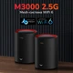 Маршрутизатор WiFi Mesh-система WiFi 6 2.5G Cudy M3000 Black (1-Pack) дводіапазонний AX3000 (73-00519) - зображення 5