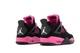 Кросівки жіночі Ni Jord 4 Black Neon Pink / Най Джор 4 чорні з рожевим 40 - зображення 4