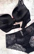 Комплект белья: бюстгальтер push-up и трусики 9480 Balaloum черный 85B/XL - изображение 3