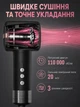 Стайлер для волос фен мультистайлер щетка браш профессиональный автоматический для укладки волос завивки выпрямления сушки многофункциональный прибор с насадками 7в1 - изображение 3