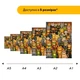 Дерев'яний фігурний пазл Котячі особистості, А1, Картонна коробка 500+ елементів - зображення 2