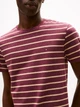 Футболка хлопковая длинная мужская Tommy Hilfiger 876068355 XL Бордовый/Бежевый (1161540654) - изображение 4