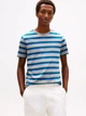 Футболка хлопковая длинная мужская Tommy Hilfiger 946744887 2XL Синий/Серый (1161621880) - изображение 1