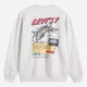 Свитшот на флисе мужской Levi`s 406265769 XL Серый (1161577965) - изображение 6