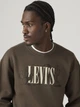 Свитшот на флисе мужской Levi`s 875798075 2XL Коричневый (1161593915) - изображение 4