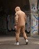 Мужской костюм в стиле Urban (кофта + штаны), бежевый - комплект из прочного микро рип-стопа XL - изображение 5