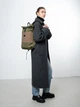 Рюкзак gard ROLLTOP POCKET 2 | екокожа коричнева матова 1/24 хакі 8167 - зображення 7