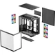 Корпус для ПК DeepCool CG590U 5F Mid Tower без БП ATX/MicroATX/Mini-ITX 5x120 мм ARGB PWM Black (R-CG590U-BKAGA5-G) - изображение 9