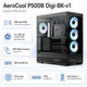 Корпус для ПК AeroCool P500B Digi-BK-v1 Midi-Tower без БЖ ATX/MicroATX/Mini-ITX Black (ACCM-PN09143.11) - зображення 1