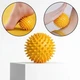 Массажный мячик с шипами для миофасциального массажа LB-09 Yellow - изображение 1