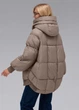 Жіночий пуховик куртка з капюшоном зимовий Viva-Wear 3575 M капучино 35753 - изображение 2