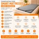 Матрац-топер тонкий Smart Mattresses Linen Massage односпальний 110x190 см - зображення 4