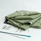 Простынь Moon&Star Green Bloom Бязь Gold Люкс 150х220 см (MS-860000513) - изображение 2