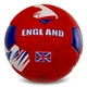 М'яч футбольний BALLONSTAR ENGLAND FB-0047-798 №5 PU червоний-білий - зображення 1