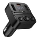 Автомобильный FM-трансмиттер Hoco E87 Delta 35W(USB-A + USB-C), черный - изображение 1