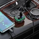 Автомобільний FM-трансмітер Hoco E62 Fast PD20W+QC3.0, чорний - зображення 3