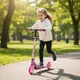 Самокат Skyper Pegas двухколесный колеса PU 145 мм, стальная рама, ручной тормоз Pink 5-12 лет (PS-71643) - изображение 2