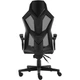 Кресло для геймеров 1stPlayer P01 120 кг PU/Nylon Mesh 135° Black/White (P01-BKWH) - изображение 7