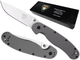Ніж складаний Ontario Knife RAT I Linerlock, лезо Plain Satin AUS-8, руківя Grey GFN, Тайвань, ON8848GY - зображення 2