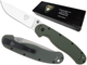 Ніж складаний Ontario Knife RAT I Linerlock, лезо Plain Satin AUS-8, руківя OD Green GFN, Тайвань, ON8848OD - зображення 2