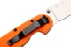 Ніж складаний Ontario Knife RAT I Linerlock, лезо Plain Satin D2, руківя Orange GFN, Тайвань, ON8867OR - изображение 6