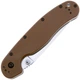 Ніж складаний Ontario Knife RAT I Linerlock, лезо Plain Satin AUS-8, руківя Coyote Brown GFN, Тайвань, ON8848CB - зображення 8
