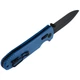 Ніж складаний SOG Pentagon XR LTE, замок XR Lock, лезо Plain Black TiNi CRYO CTS-XHP, руківя Blue G10, Тайвань, 12-61-06-57 - изображение 4