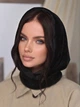 Женский капор Michaela из велюра двойной черный - изображение 3