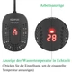 Нагрівач для акваріума FEDOUR Mini, 100 Вт, з контролером та захисним корпусом, для 50–120 л - изображение 3