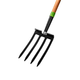 Вилы для копания Verto 4 зуба 127 см сталь D-рукоятка Black/Green (15G041) - изображение 3