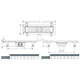 Трап Valtemo Prime-Scala 4026.0Y050K.060.1 60 см с боковым отводом 50 мм - изображение 2