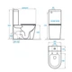 Унитаз-компакт Koller Pool Grace с сиденьем SС GR-0650-RQ-C/GR-0650-RQ-T - изображение 4