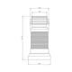 Унитаз-компакт Koller Pool Kvadro Smart с сиденьем Soft-close и гофрой KR-0610-RQ-C+KR-0610-RQ-T+KP - изображение 4