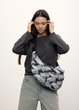 Жіноча сумка Sambag HOBO Bag-glove з внутрішніми кишенями та утепленими боковими кишенями з тканини з принтом "Palm" - зображення 8