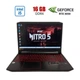 Игровой ноутбук Б-класс Acer Nitro 5 AN515-55 / 15.6" (1920x1080) IPS / Intel Core i5-10300H (4 (8) ядер по 2.50 - 4.5 GHz) / 16 GB DDR4 / 512 GB SSD / nVidia GeForce RTX 3050, 4 GB GDDR6, 128-bit / WebCam б/у - изображение 1