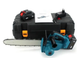 Акумуляторна ланцюгова пила Makita DUC122Z 36 В електропила безщіткова з шиною 30 см 6 А·год кроком 3/8 дюйма садова пилка з автозмащуванням безключовим натягуванням гальмом регулюванням обертів для дерев дров обрізання саду будівельних робіт 2 АКБ - зображення 9