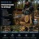 Бензопила BOXER BX-102 цепная бензиновая пила двухтактная садовая профессиональная для распиливания древесины заготовки дров обрезки деревьев фермерских строительных работ 5,9 кВт 7,9 лс 52 см³ шина 45 см 8000 об мин антивибрационная легкий запуск 2 шины - изображение 2