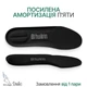Спортивные стельки для обуви с амортизацией для бега и ходьбы 36р (22,5–23см), черные, S-37 №1 - изображение 1