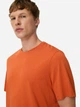 Футболка хлопковая длинная мужская Camel Active T-shirts 1/2 sleeves 409700-8T07-52 L Оранжевая (4063366347482) - изображение 5