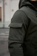 Куртка мужская SoftShell, цвета хаки, водонепроницаемая куртка из материала софтшелл для осени S - изображение 4