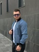 Бомбер мужской голубой водоотталкивающий, демисезонный мужской бомбер M - изображение 2