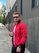 Бомбер мужской красный водоотталкивающий, демисезонный мужской бомбер - изображение 2
