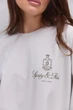 Женский лонгслив oversize серый теплый с принтом sporty & rich Arjen 22284, размер универсальный - изображение 2