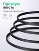 Патч-корд Ugreen NW134 Cat 8 U/FTP RJ45 плоский 0.5 м Черный (10979) - изображение 2