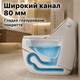 Унитаз премиальный белый с золотом керамический уникальные унитазы дизайнерские стильный luxury унитаз авторский Asans 8630 - изображение 7