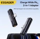 Адаптер 2 в 1 USB Type С 60w + 3,5mm AUX Essager зарядка та прослуховування музики - изображение 2