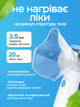 Портативный бесшумный небулайзер MESH Nebulizer "JSL-W302" с меш технологией, ультразвуковой мембранный ингалятор с функцией парового распылителя для дыхания и ингаляций при бронхите для взрослых и детей (Бело-синий / 5V / Аккумуляторный) - изображение 7