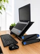 Стол для ноутбука раскладной трансформер многофункциональный Laptop Table T8 с вентиляторами - изображение 3